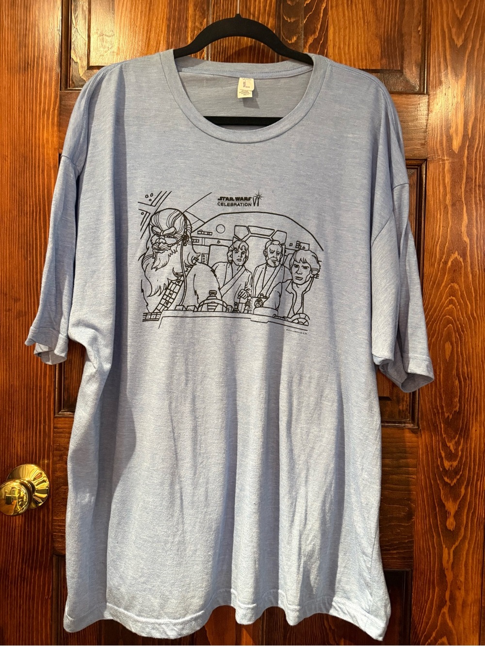 Tultex Light Blue Star Wars Celebration Graphic Tee